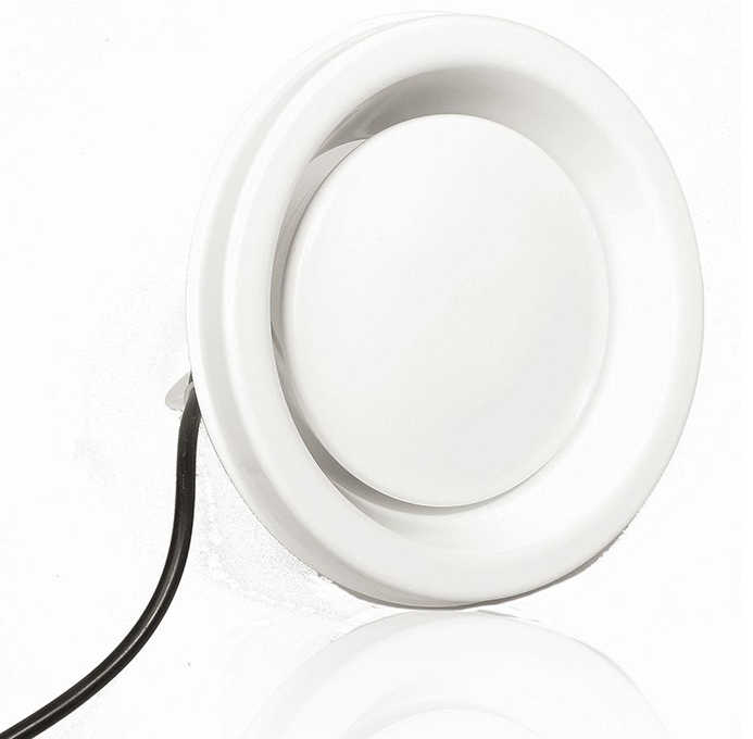 Itho Daalderop Id Mlv 125Mrv Afzuigventiel Rv Ral 9010 Creme Wit Metaal