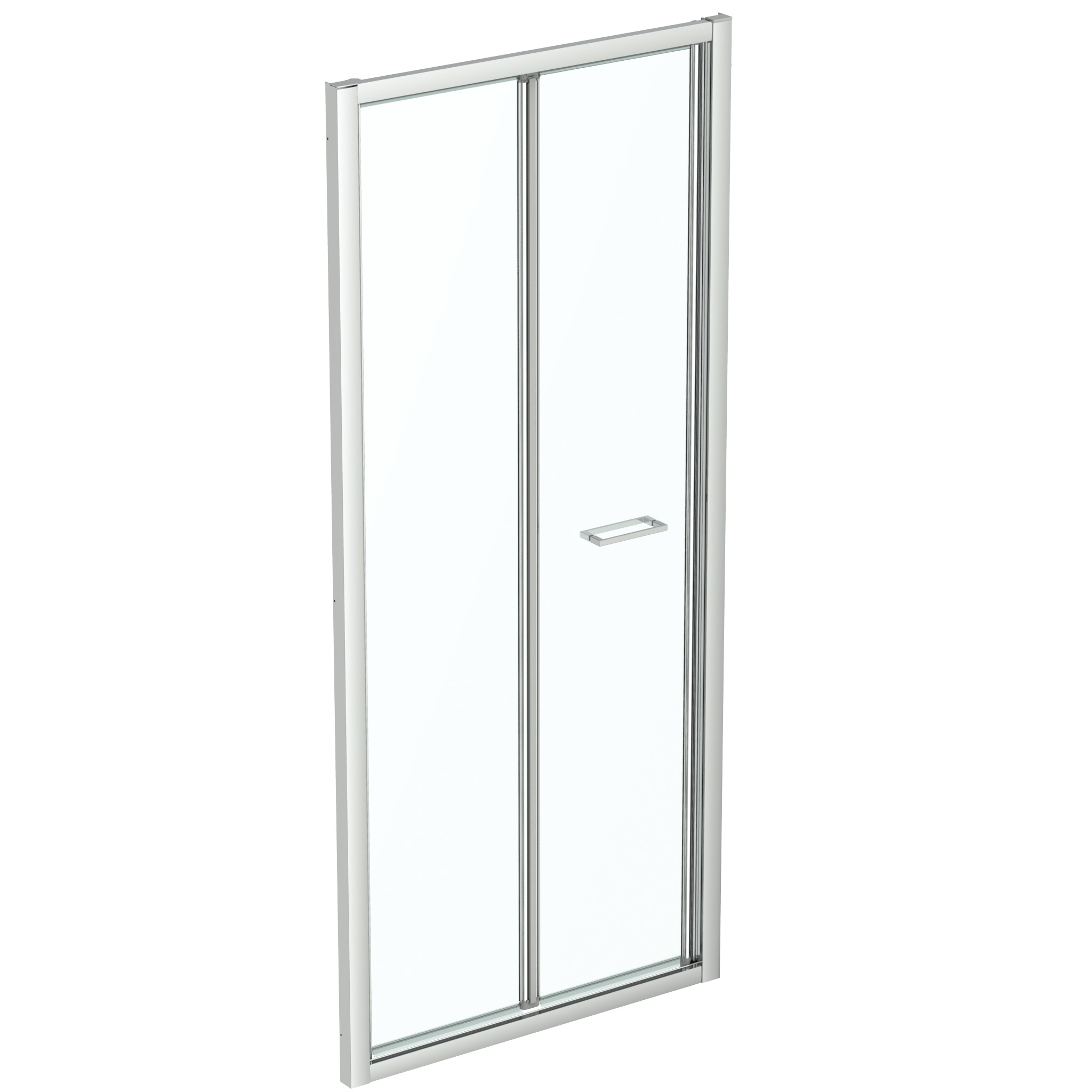 Ideal Standard Ide Connect Vouwdeur 900Mm 2-Delig Omkeerbaar K9287Eo