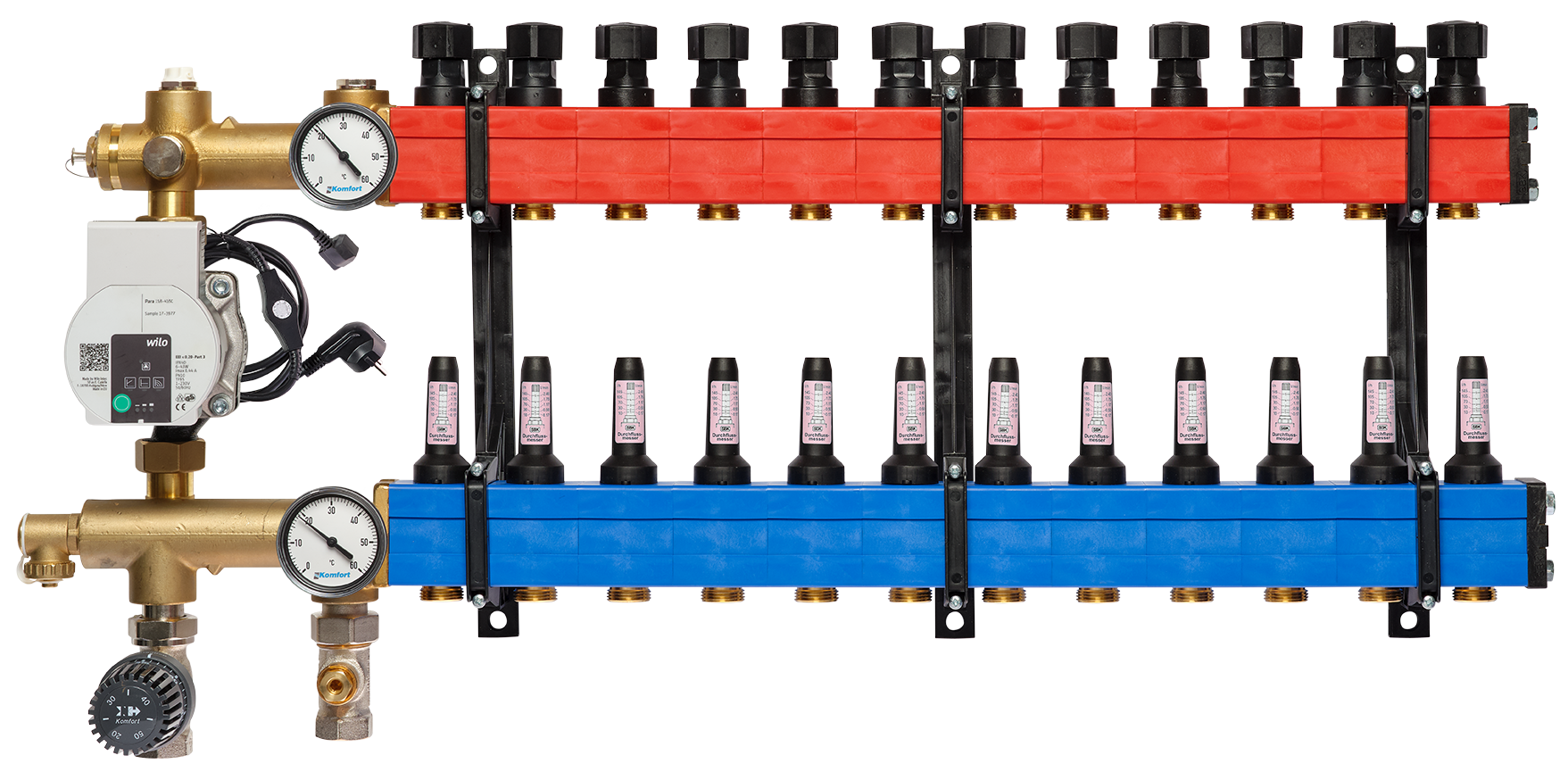 Komfort Vlv Verdeler 4802 Onder E-Pomp 12 Groepen - Afbeelding 2