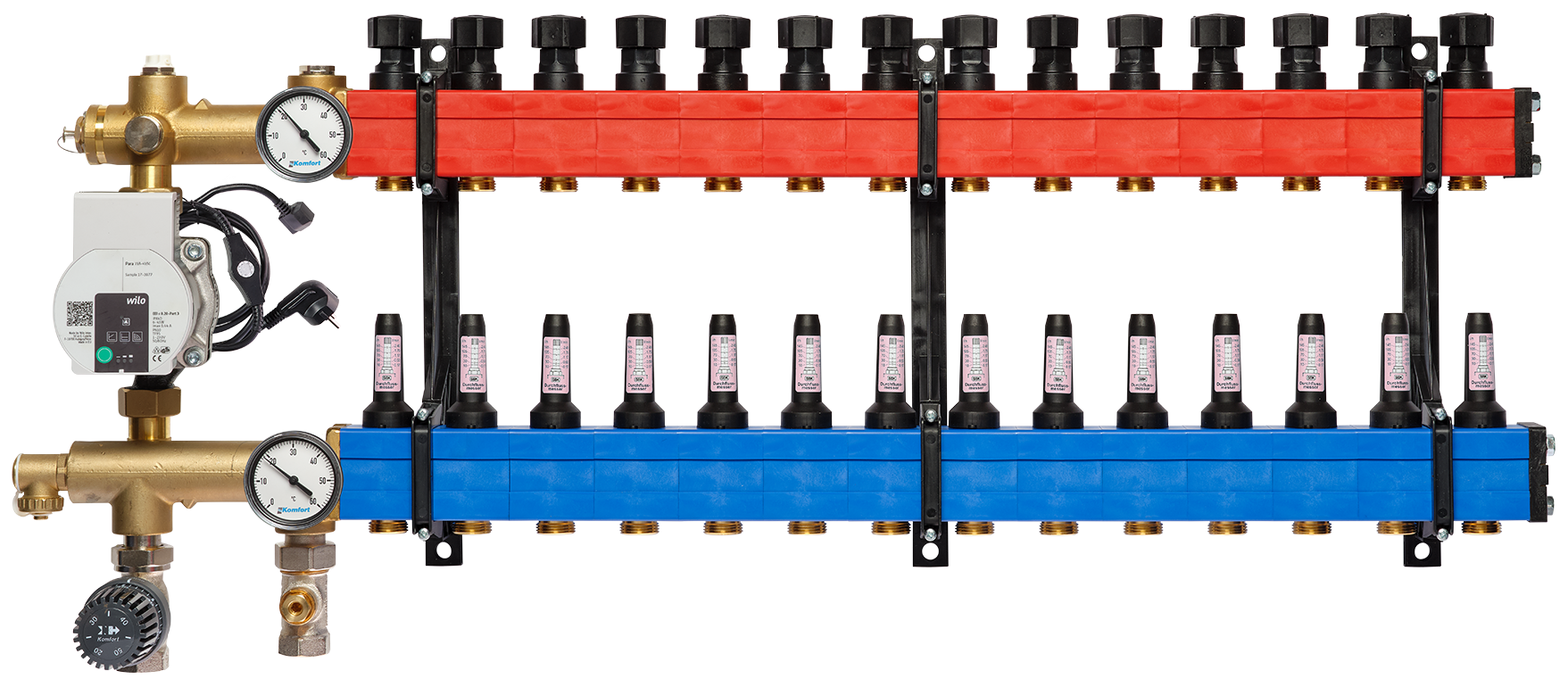 Komfort Vlv Verdeler 4802 Onder E-Pomp 14 Groepen - Afbeelding 2