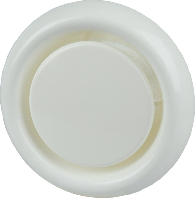 Itho Daalderop Id Klv 100 Afzuigventiel Ral 9010 Creme Wit Kunststof