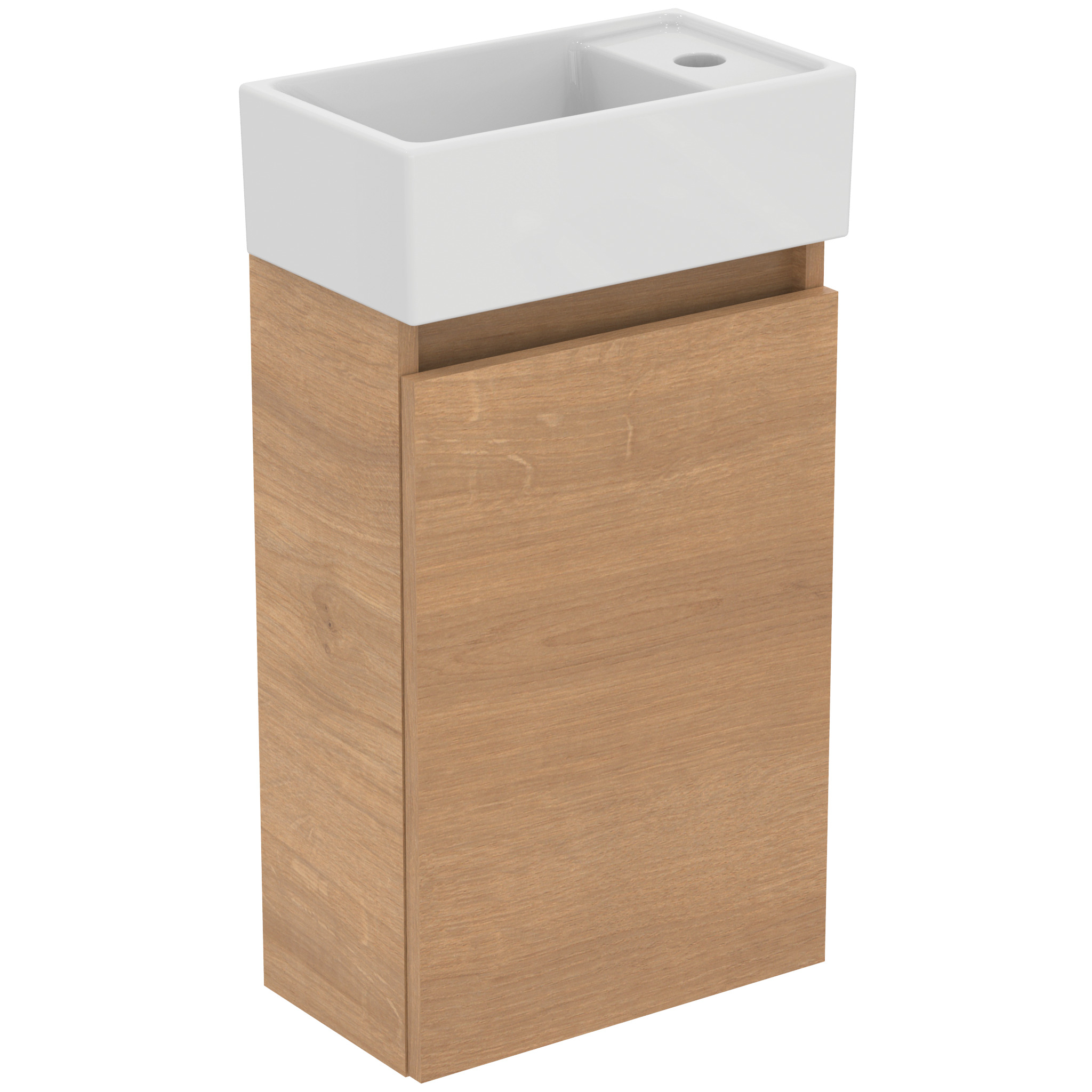 Ideal Standard Ide Pack Rechts Fonteinmeubel 1 Deur Na Oak