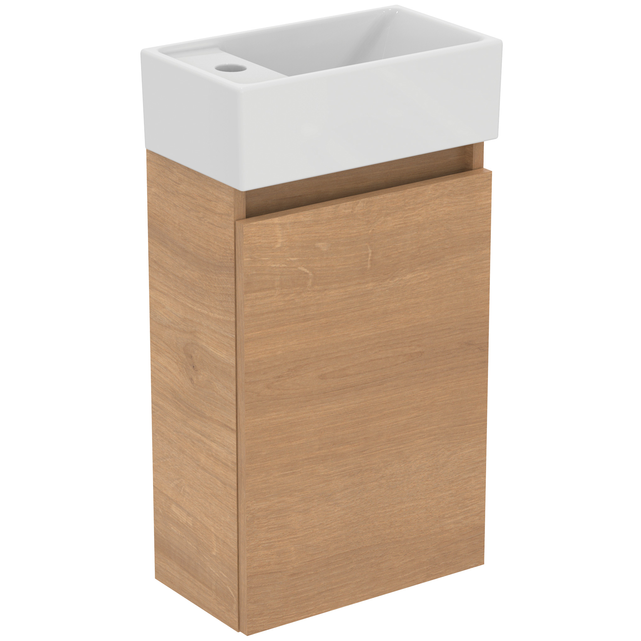 Ideal Standard Ide Pack Links Fonteinmeubel 1 Deur Na Oak