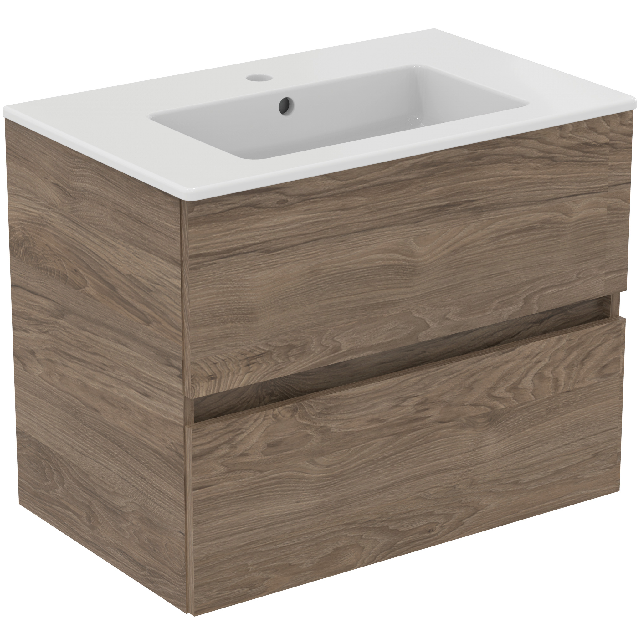 Ideal Standard Ide Meubelpack Wastafel + Onderkast 70 Cm 2 Laden Flint Hick