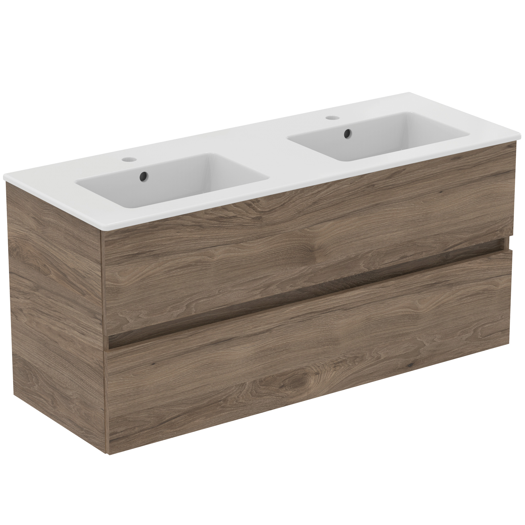 Ideal Standard Ide Meubelpack Wastafel + Onderkast 120 Cm 2 Laden Flint Hik