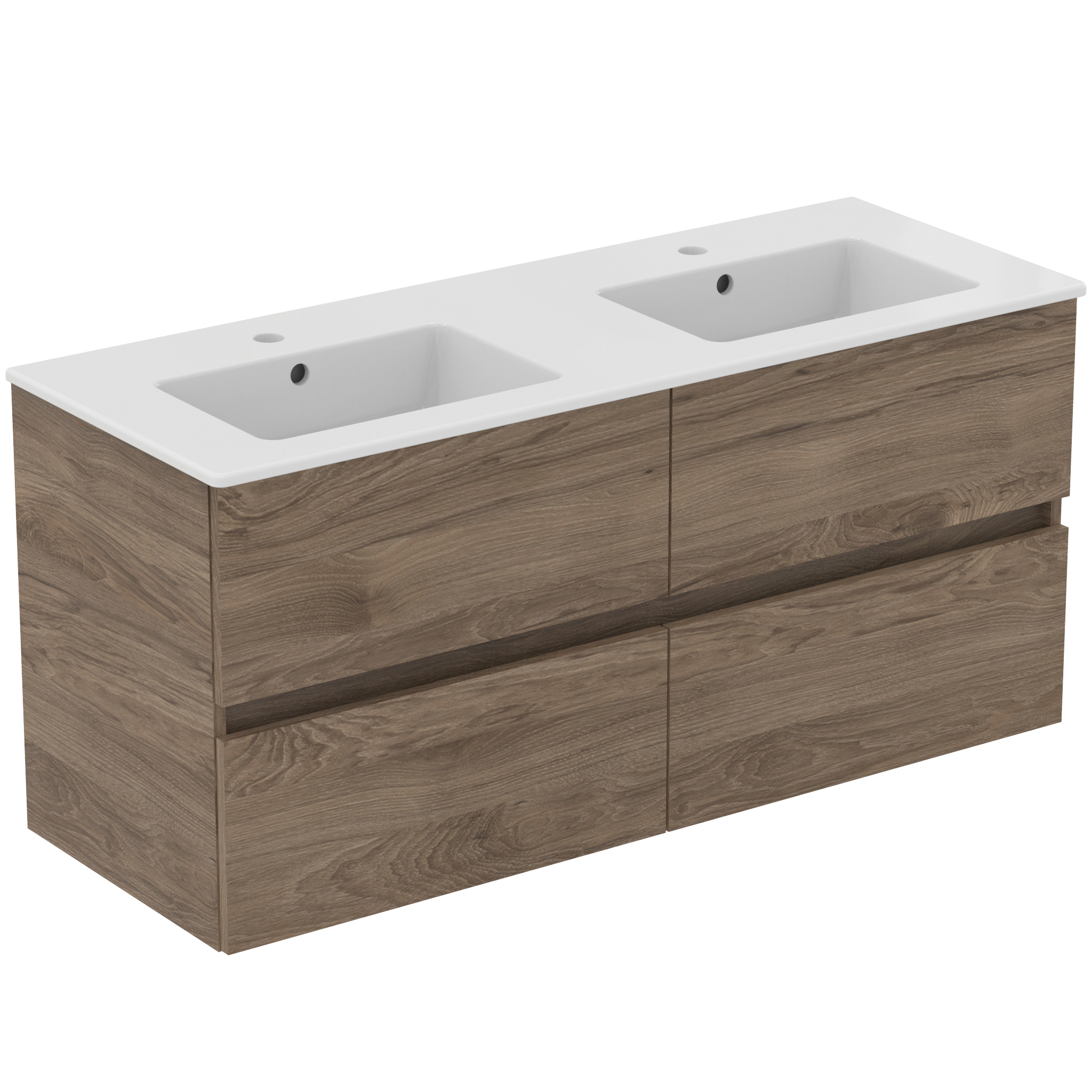 Ideal Standard Ide Meubelpack Wastafel + Onderkast 120 Cm 4 Laden Flint Hik