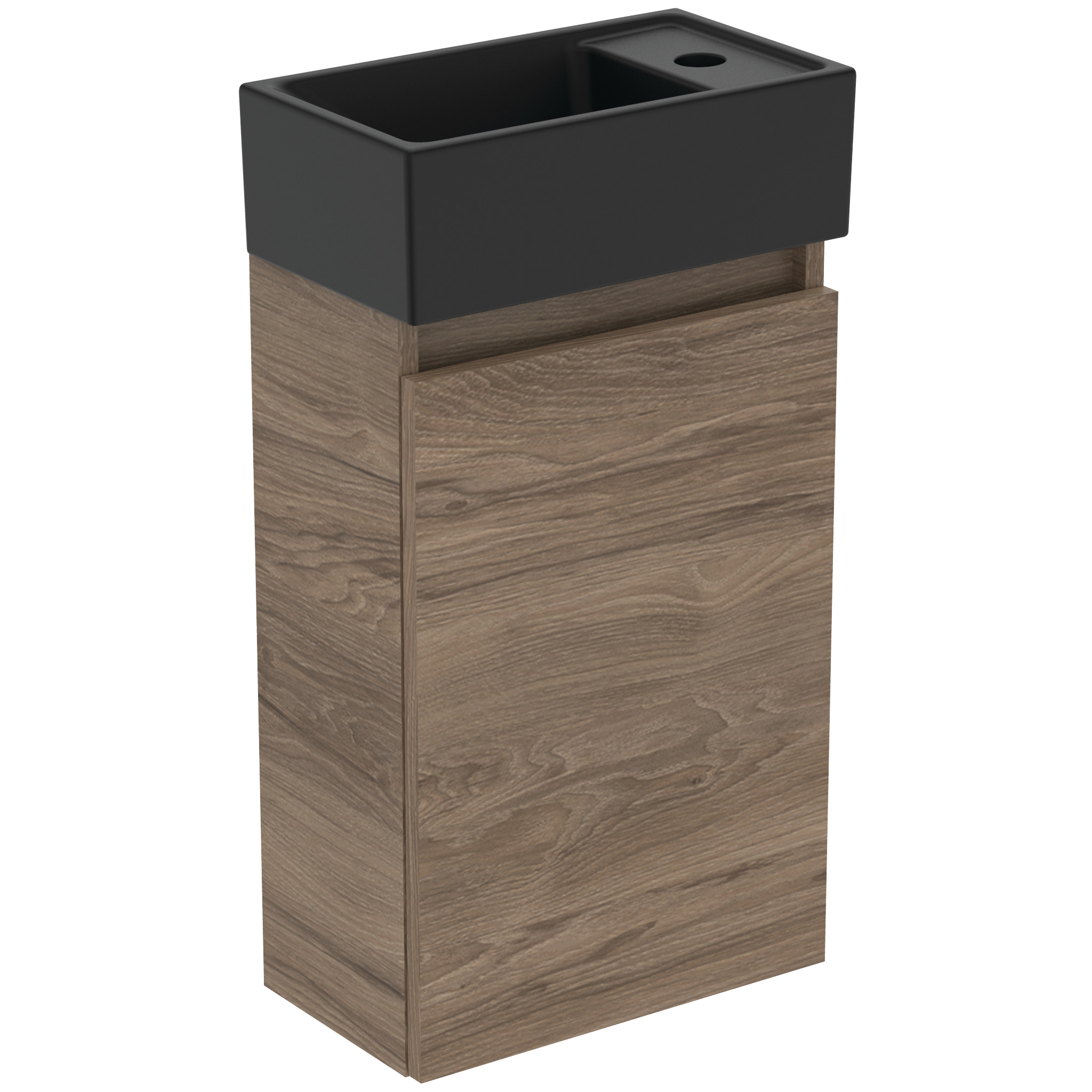 Ideal Standard Ide Pack Rechts Fonteinmeubel 1 Deur Fli Hic/Silk Black