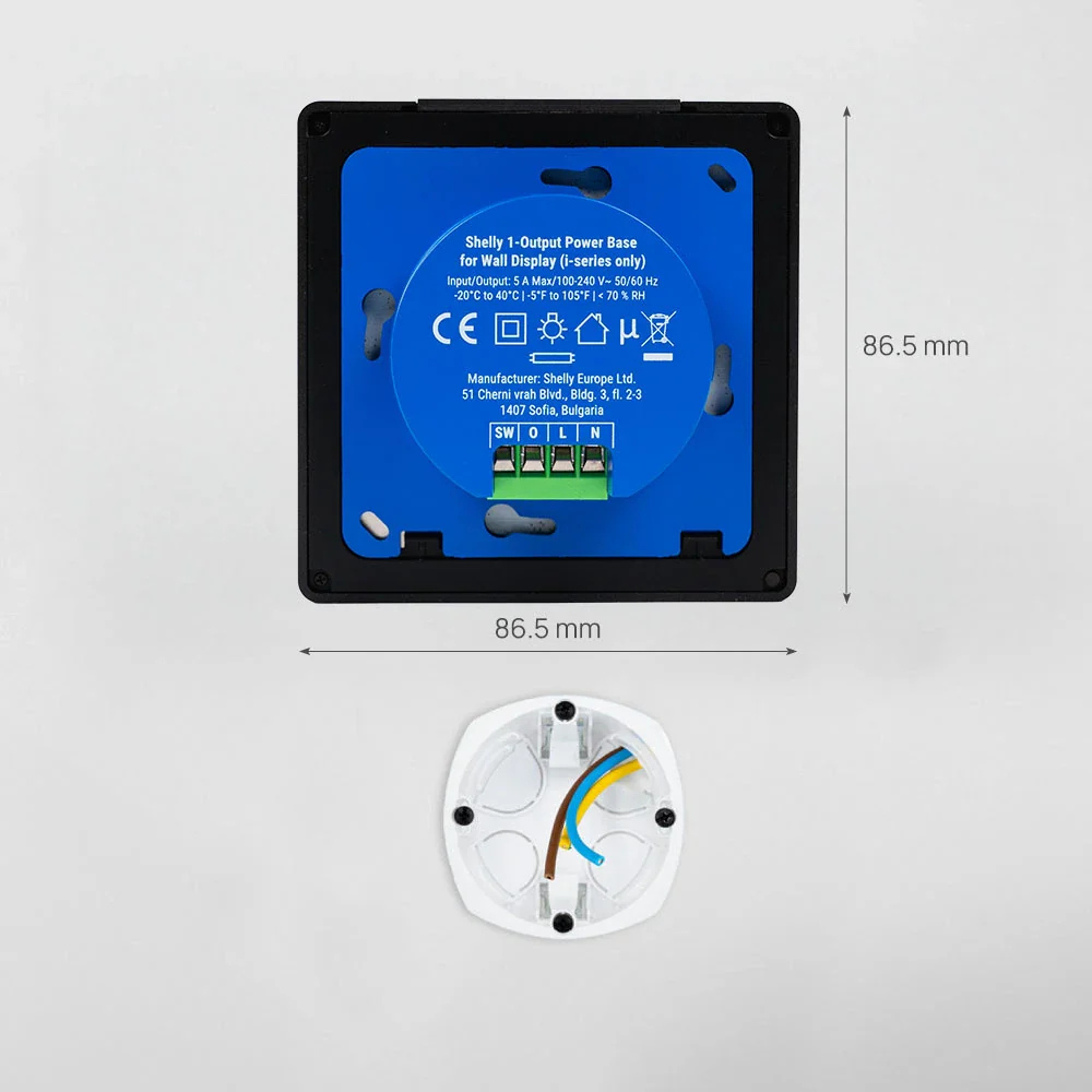Shelly Wall Display X1i Black - SAWD-6A1XX10EU0-B - Afbeelding 4