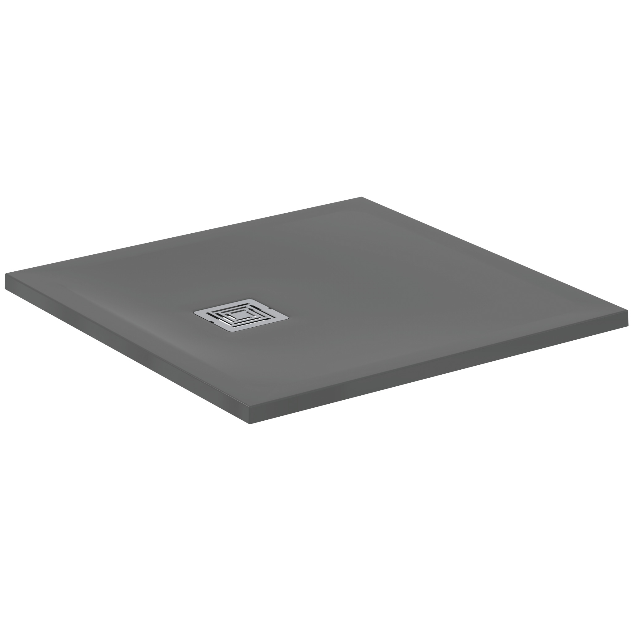 Ideal Standard Ide Ultra Flat Solid+ Douchevloer Rechthoekig Grijs 80X80