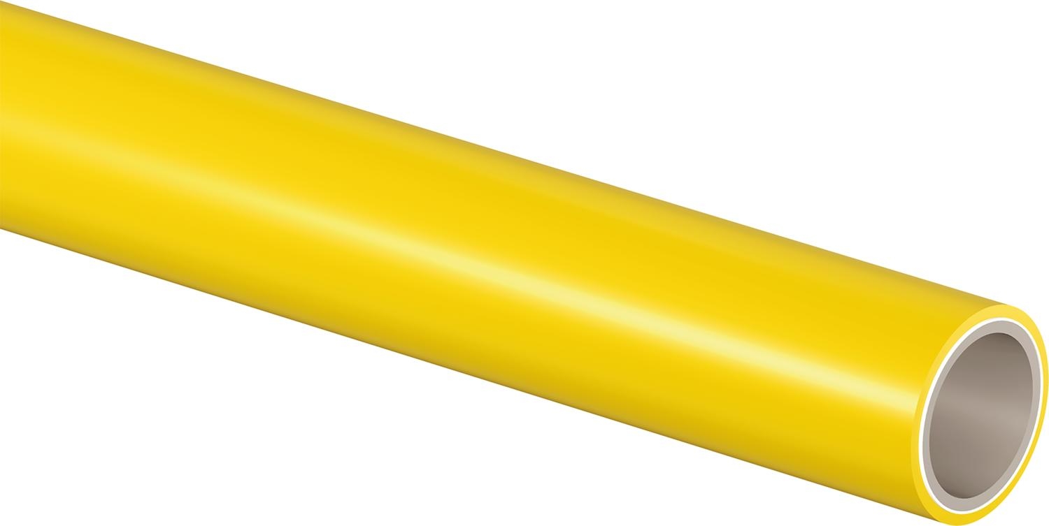 Uponor Gas Sac Meerlagenbuis 25X2,5Mm Geel P/M R=5M (Per 5 Meter) - Afbeelding 3
