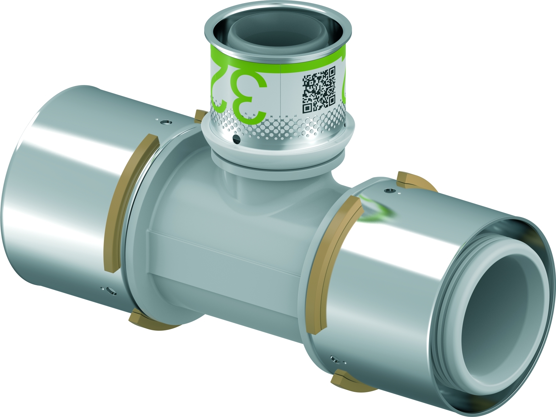 Uponor S-Press T-Stuk Verlopend 50X32X50Mm Ppsu - Afbeelding 3
