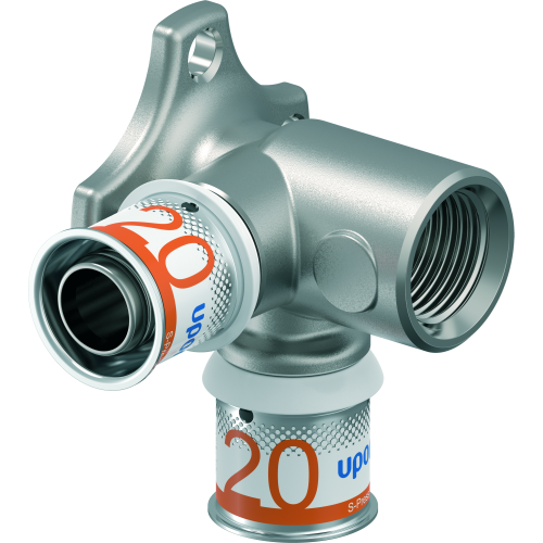 Uponor S-Press Plus Muurplaat Twin 90Gr Lang 20Xrp1/2 Bi - Afbeelding 4