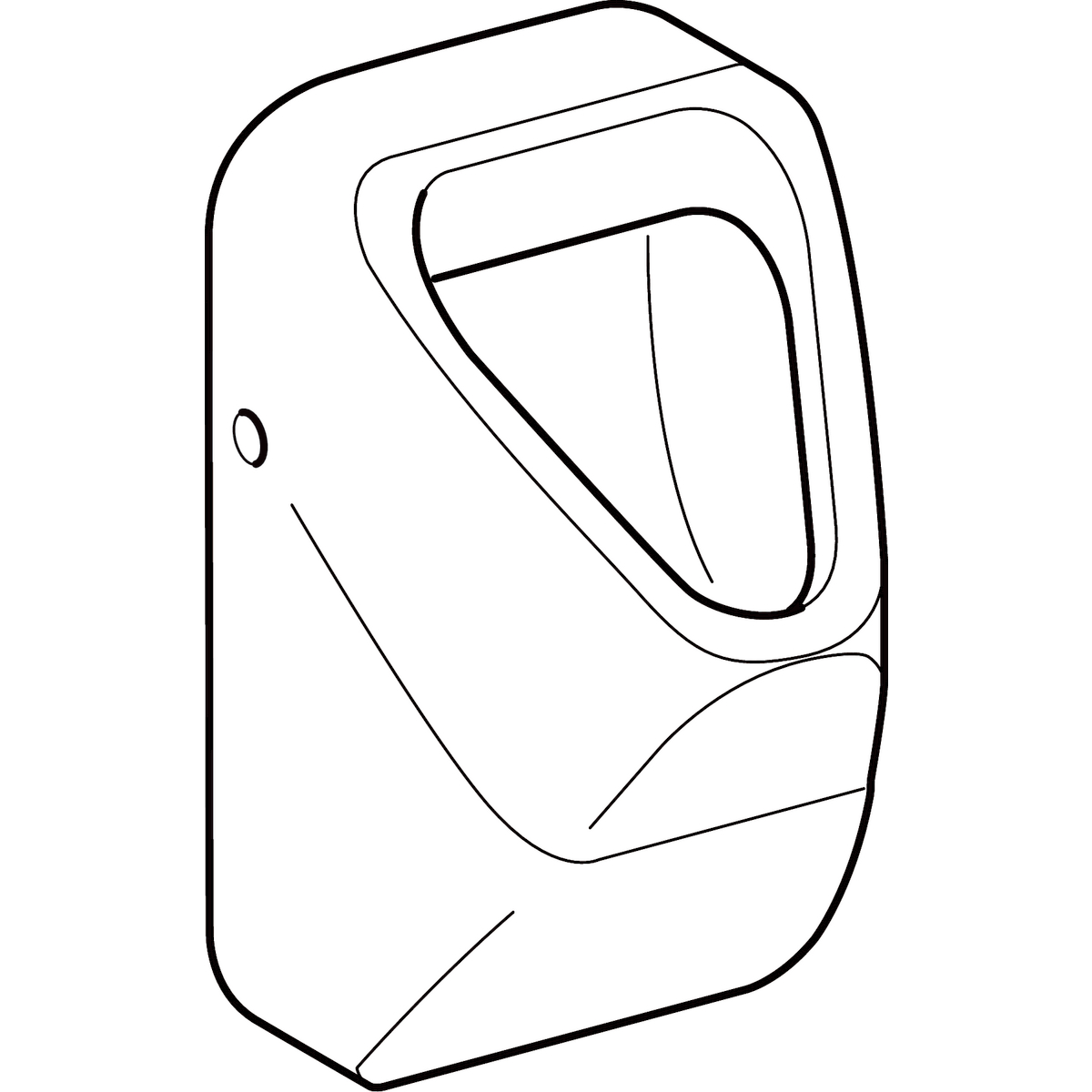 Geberit 300 Urinoir Achter- Inlaat 34X34Cm Wit - Afbeelding 2