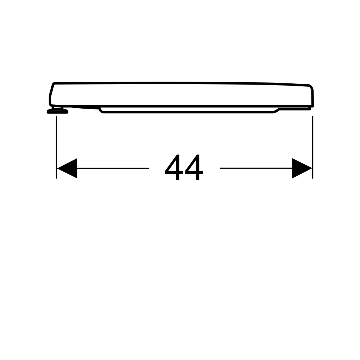 Geberit 300 Basic Closet- Zitting Wit S8H51203000G - Afbeelding 3