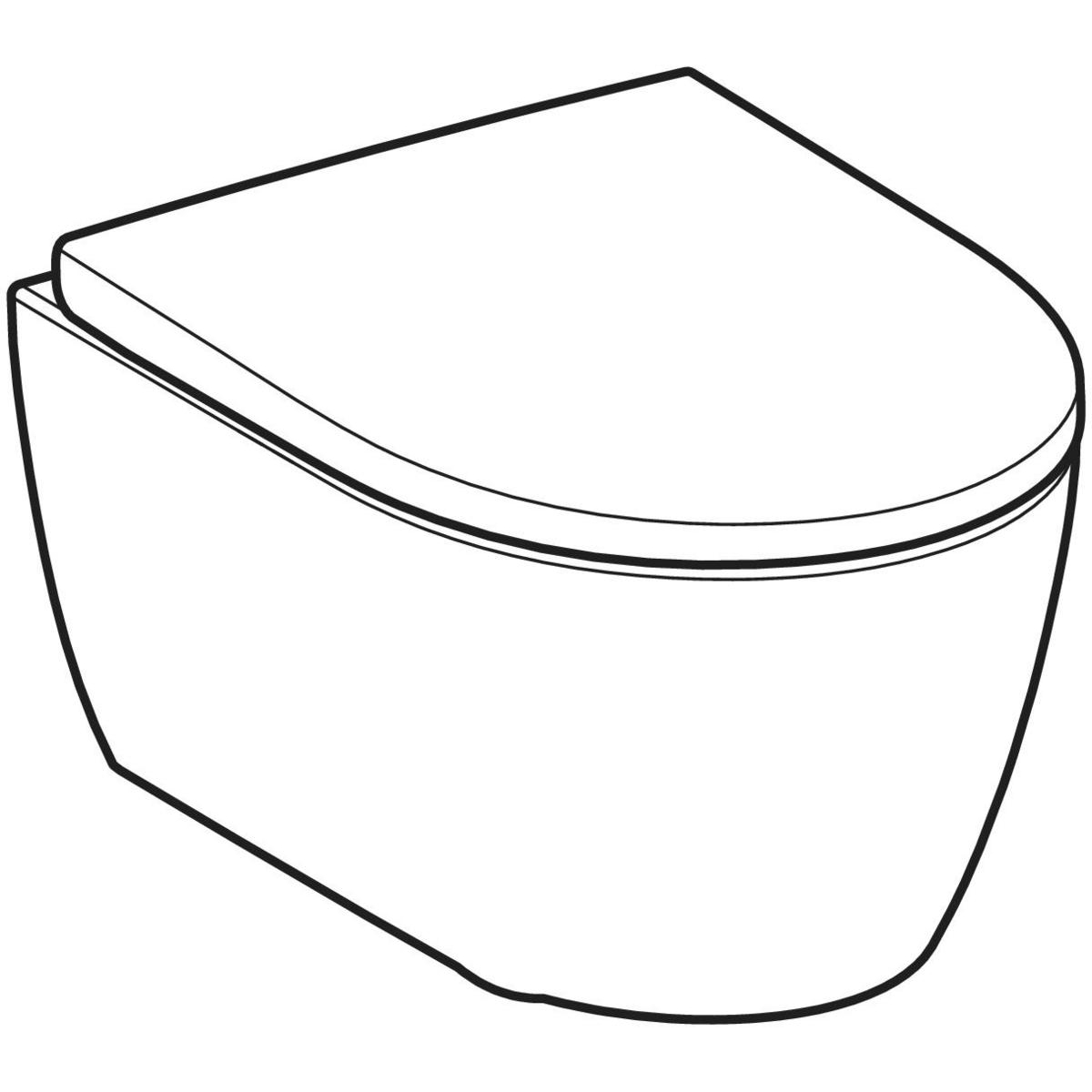 Geberit Icon Comp.pack Wc Diepspl. Turboflush Sc Qr Zitt. W - Afbeelding 3