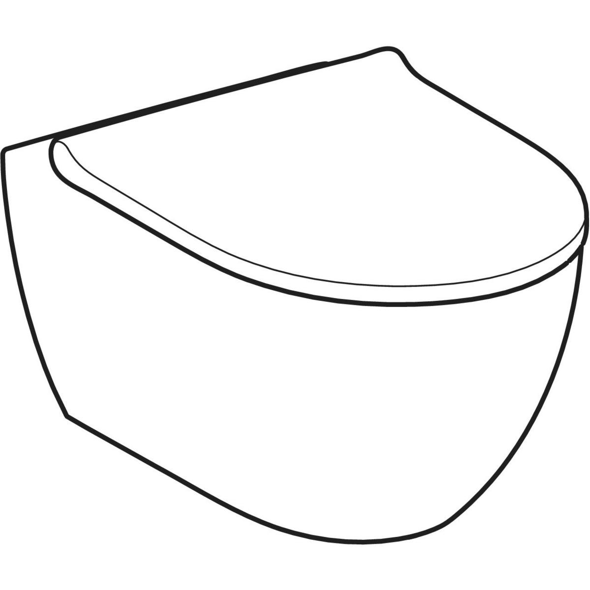 Geberit Acanto Pack Wand-Wc Diepspoel Turboflush Met Sc / - Afbeelding 4