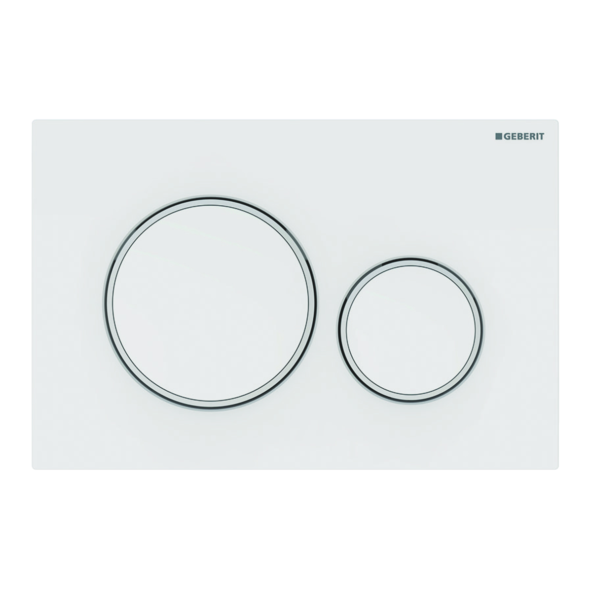 Geberit Sigma20 Bedieningspl. Wit/Mat Wit/Wit 115.882.11.1