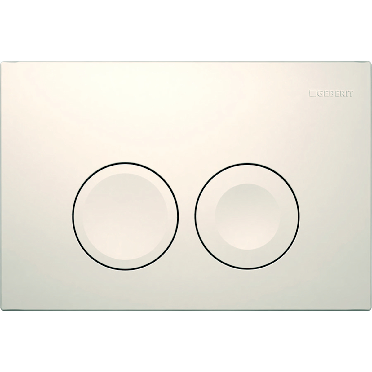 Geberit Bedieningsplaat Delta25 2-Toets Spoeling