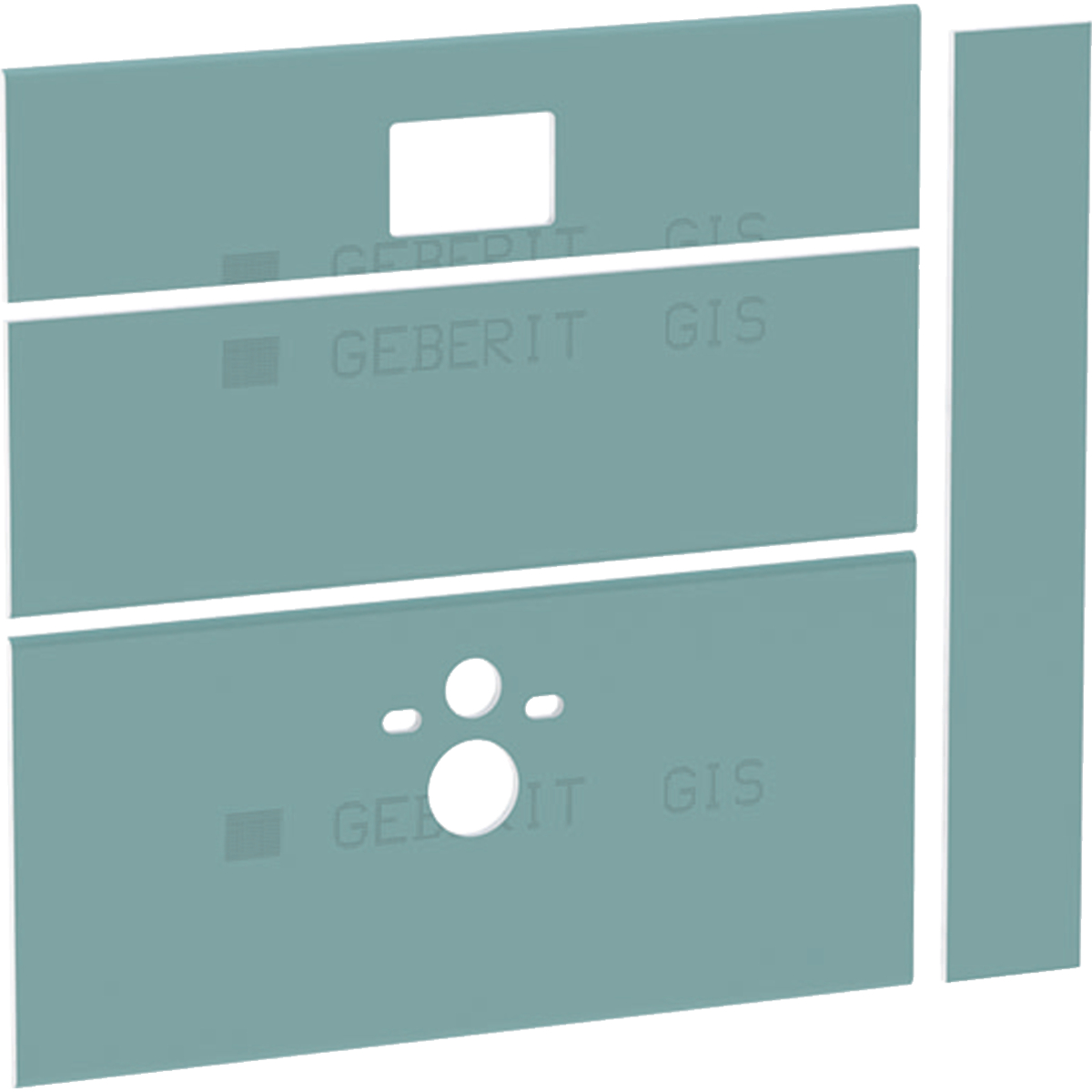 Geberit Gipsplaat Toiletmodulefrontbediening 442.331.00.1