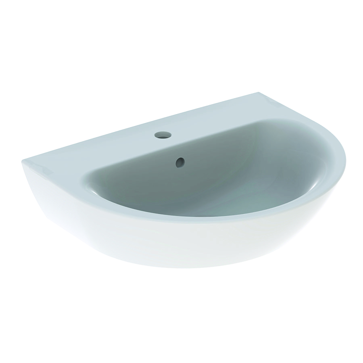 Geberit Renova Wastafel 60X48Cm M/Kr M/Ol Wit