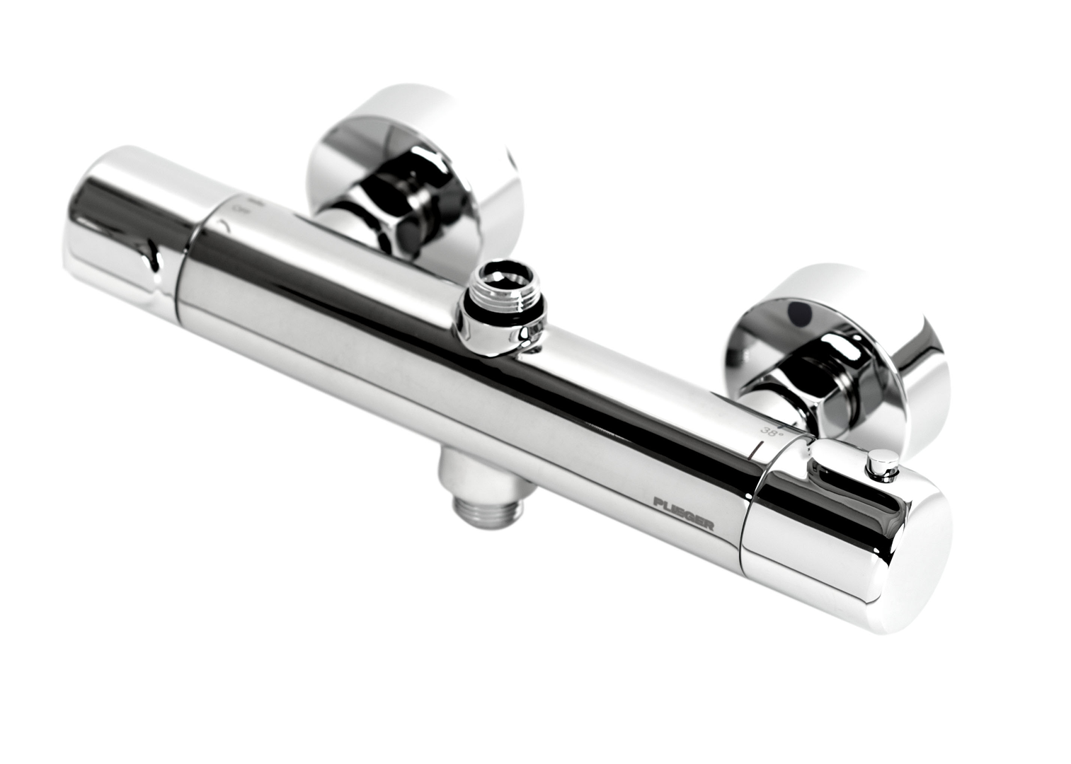 Plieger Thermostatisch Douchesysteem + Hoofddouche 22cm + Handdouche - H.o.h. 150mm - Afbeelding 8