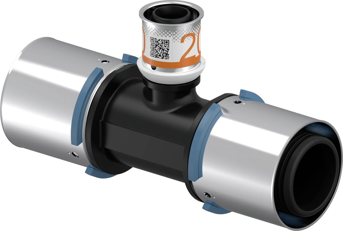 Uponor S-Press T-Stuk Verlopend 40X20X40Mm Ppsu - Afbeelding 2