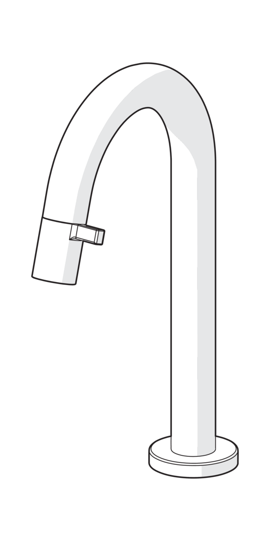 Hansanova Style Fonteinkraan Uitloop 131Mm 1/2 50918101 - Afbeelding 3
