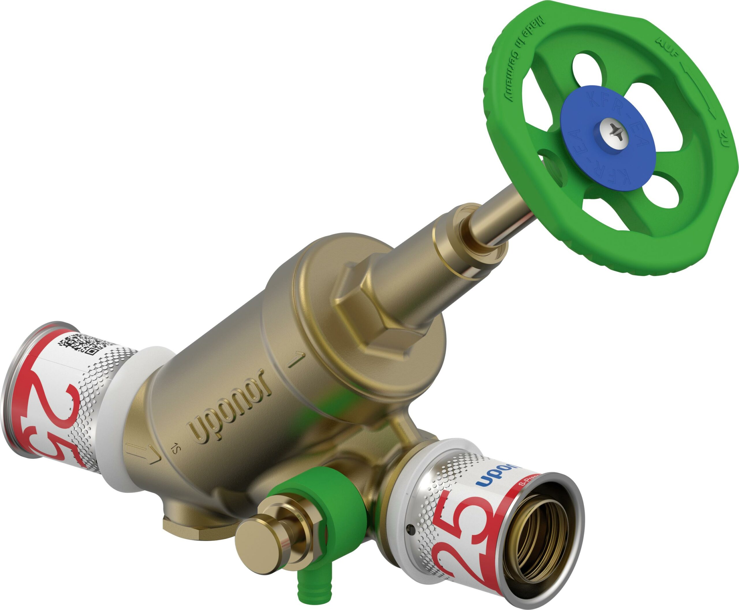 Uponor S-Press Plus Stopkraan Spindel 25 Rv