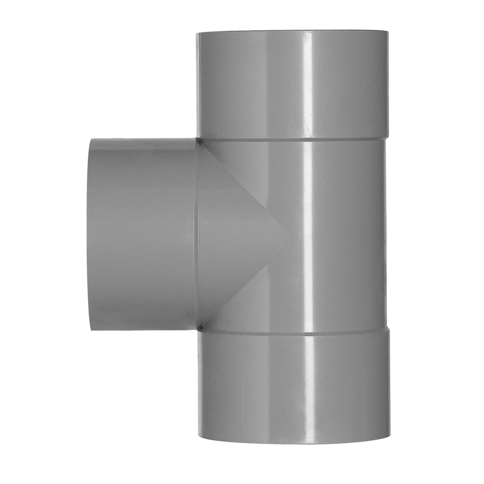 Pvc t-stuk 125mm 90 graden