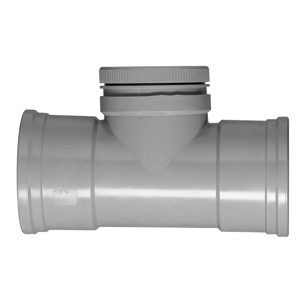 PVC Ontstoppingsstuk Rubber Met Schroefdeksel 125MM