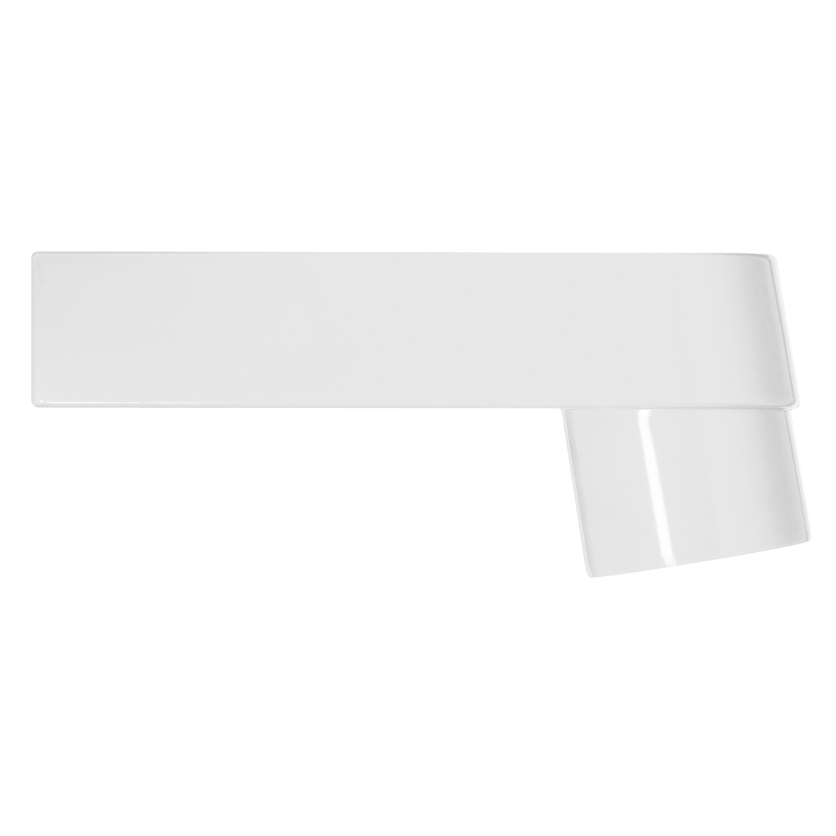 Stadsuitloop PVC 60x80MM Wit