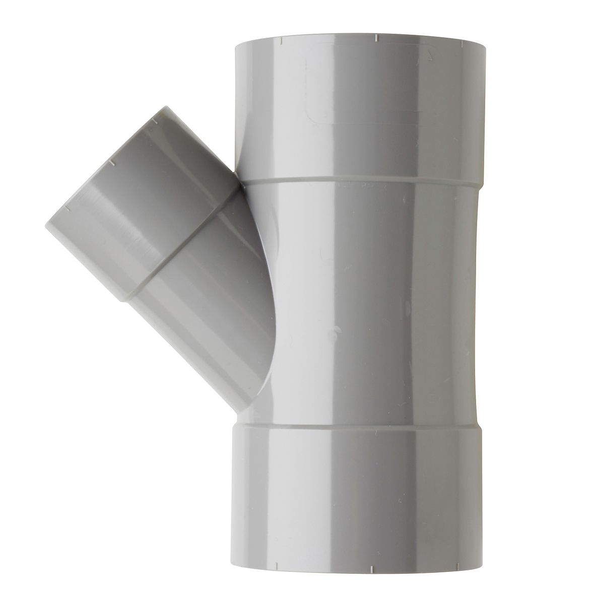 PVC Y-Stuk 75x50MM 45 Graden