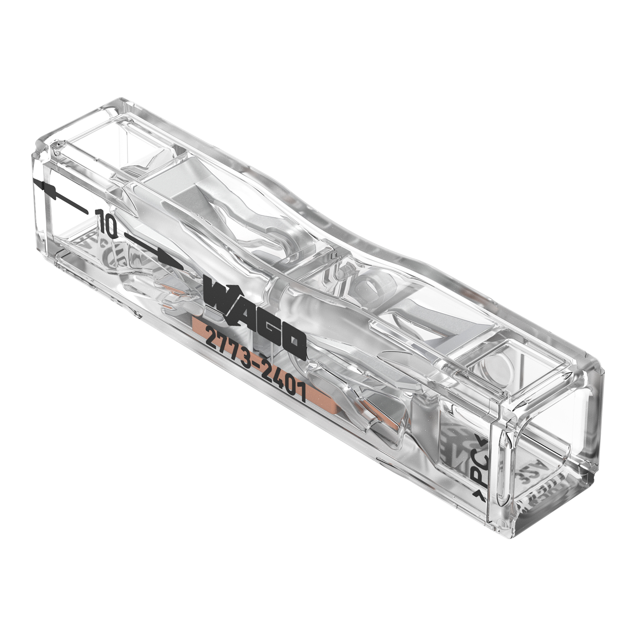 Wago Lasklem Steek Doorvoerconnector Tot Max. 4Mm² (per stuk!)