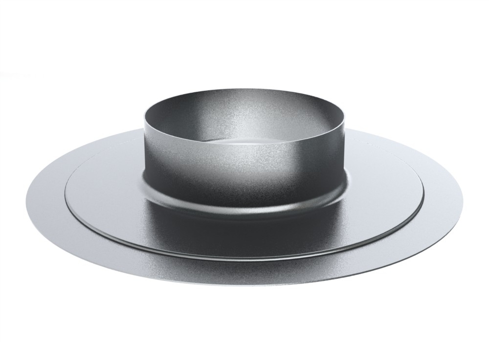 Burgerhout Buh Skyline Flex Plakplaat 158 Mm Rond Aluminium
