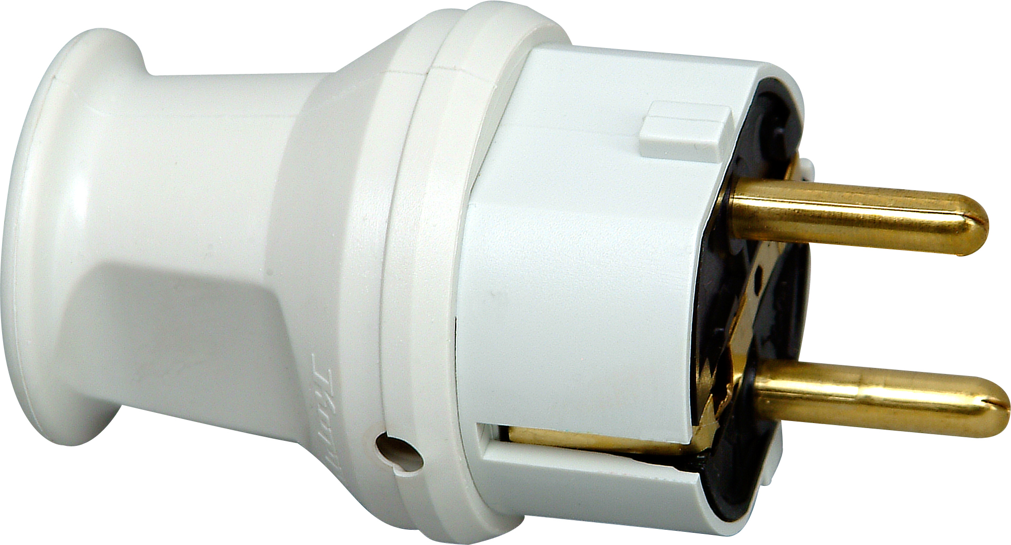 Kopp Stekker Ra Pvc Ip44 Grijs Met Knikbevestiging