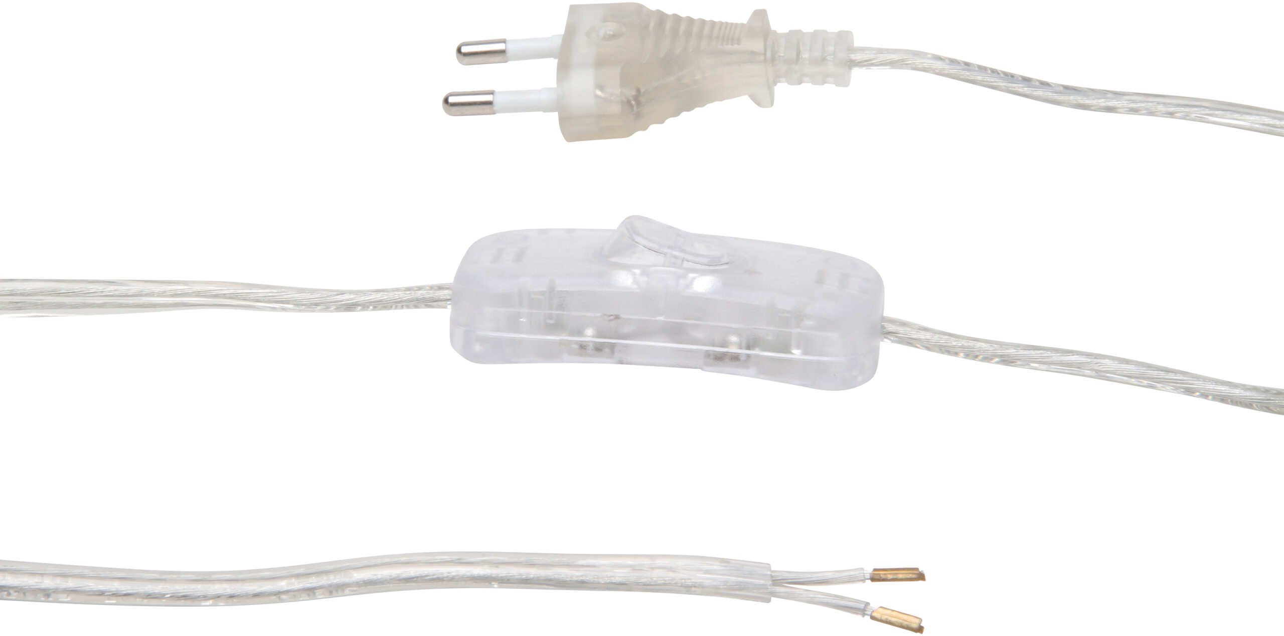 Kopp Aansluitsnoer Euro + Schakelaar 2X0,75Mm² 2 Meter