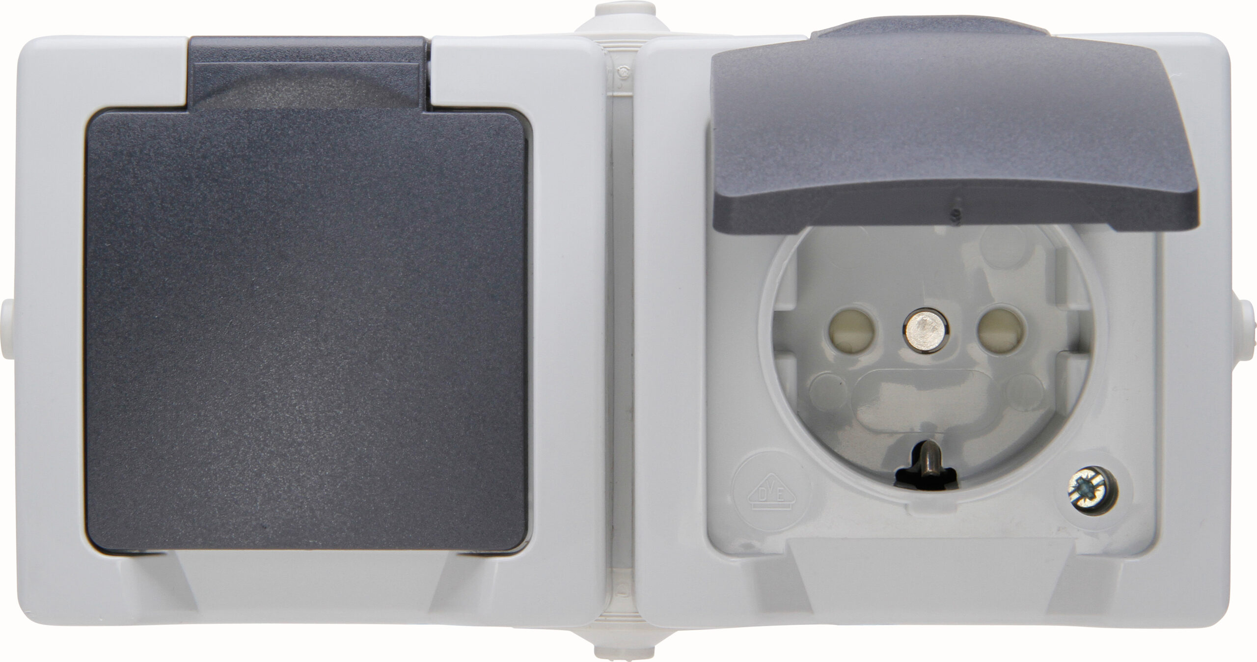 Kopp Nautic Wcd Ip44 2V Ra Horizontaal Steekklem Grijs