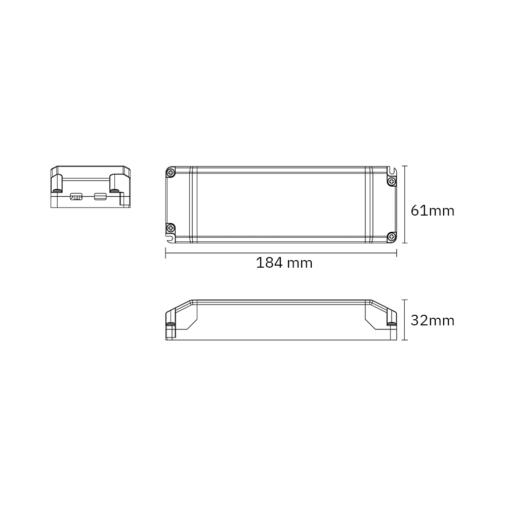 Tronix Lighting Led Driver 50W 24V Dimbaar Fase Af & Aansnijding - Afbeelding 2