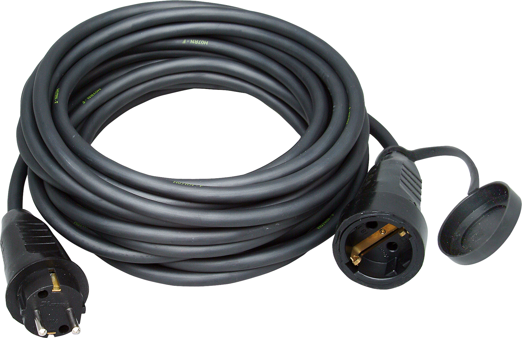 Kopp Verlengsnoer 10 Meter Neopreen 3X1.5Mm² H07Rn-F Zwart