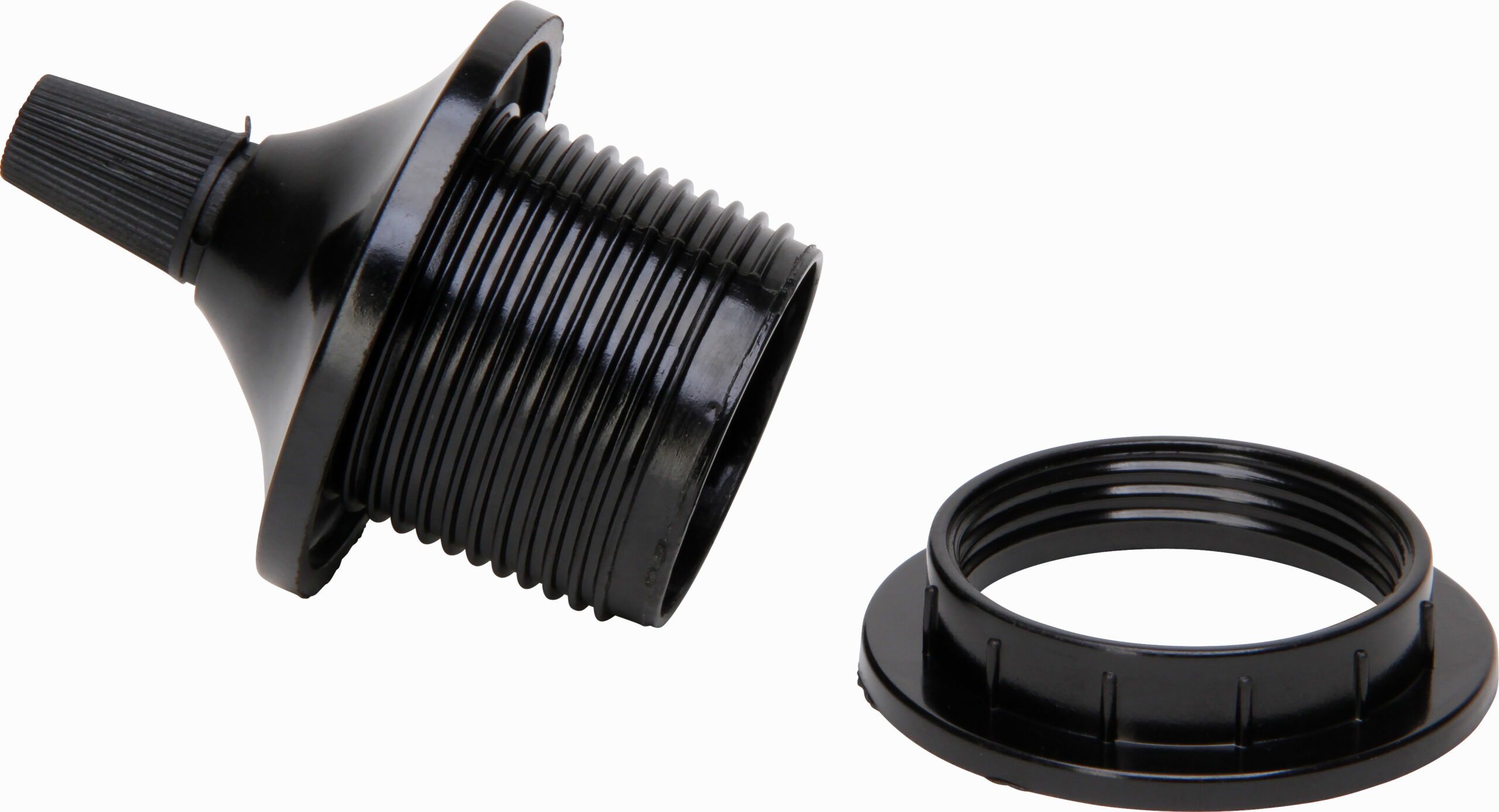 Kopp Lamphouder E27 + Kap Zwart