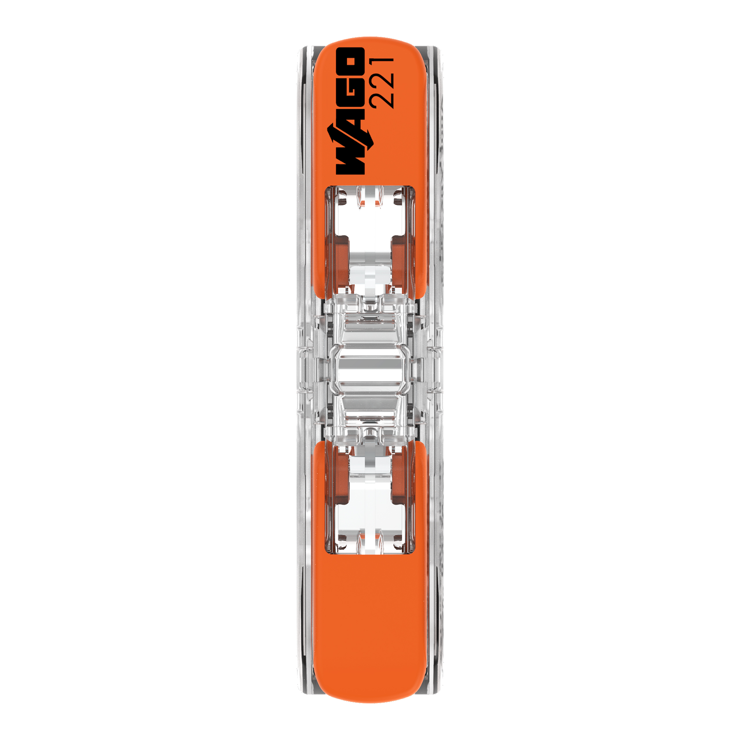 Wago 1V Doorvoer Verbindingsklem +Hendel 0,2 Tot 4Mm² (per stuk!) - Afbeelding 2