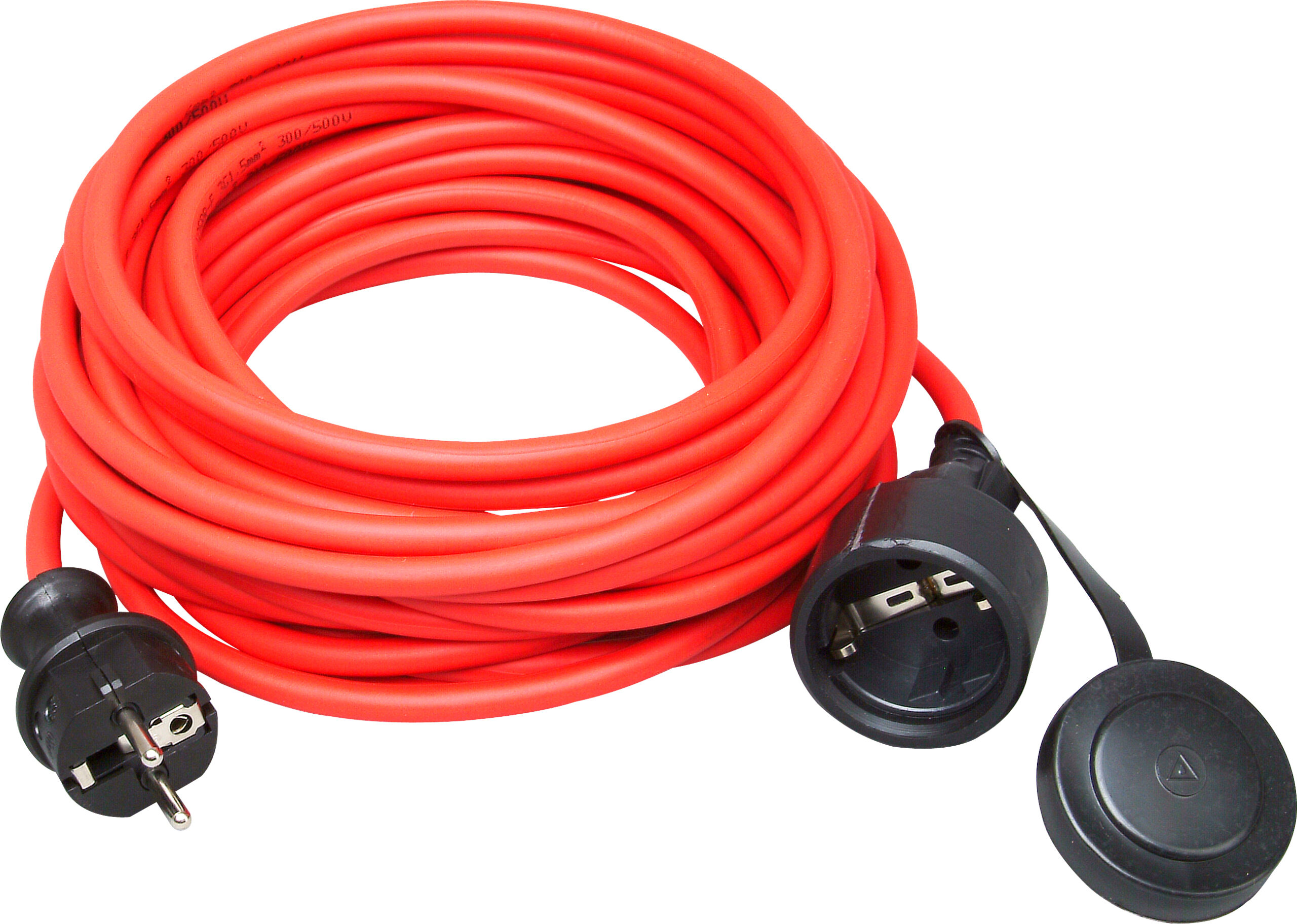 Kopp Verlengsnoer 10 Meter Rubber 3X1.5Mm² H05Rr-F Rood