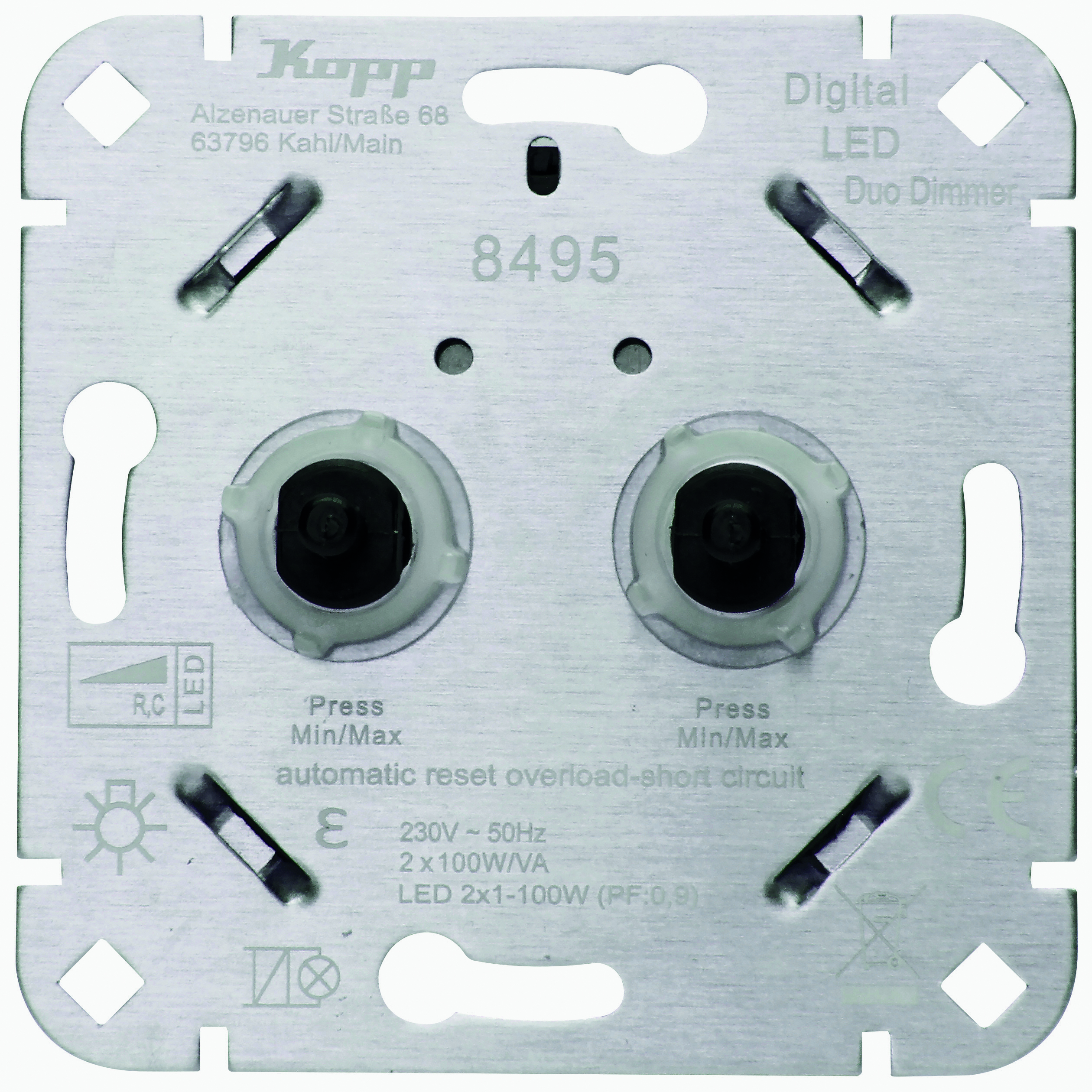 Kopp Universele Led Duo Dimmer Rc 2X 1-100W