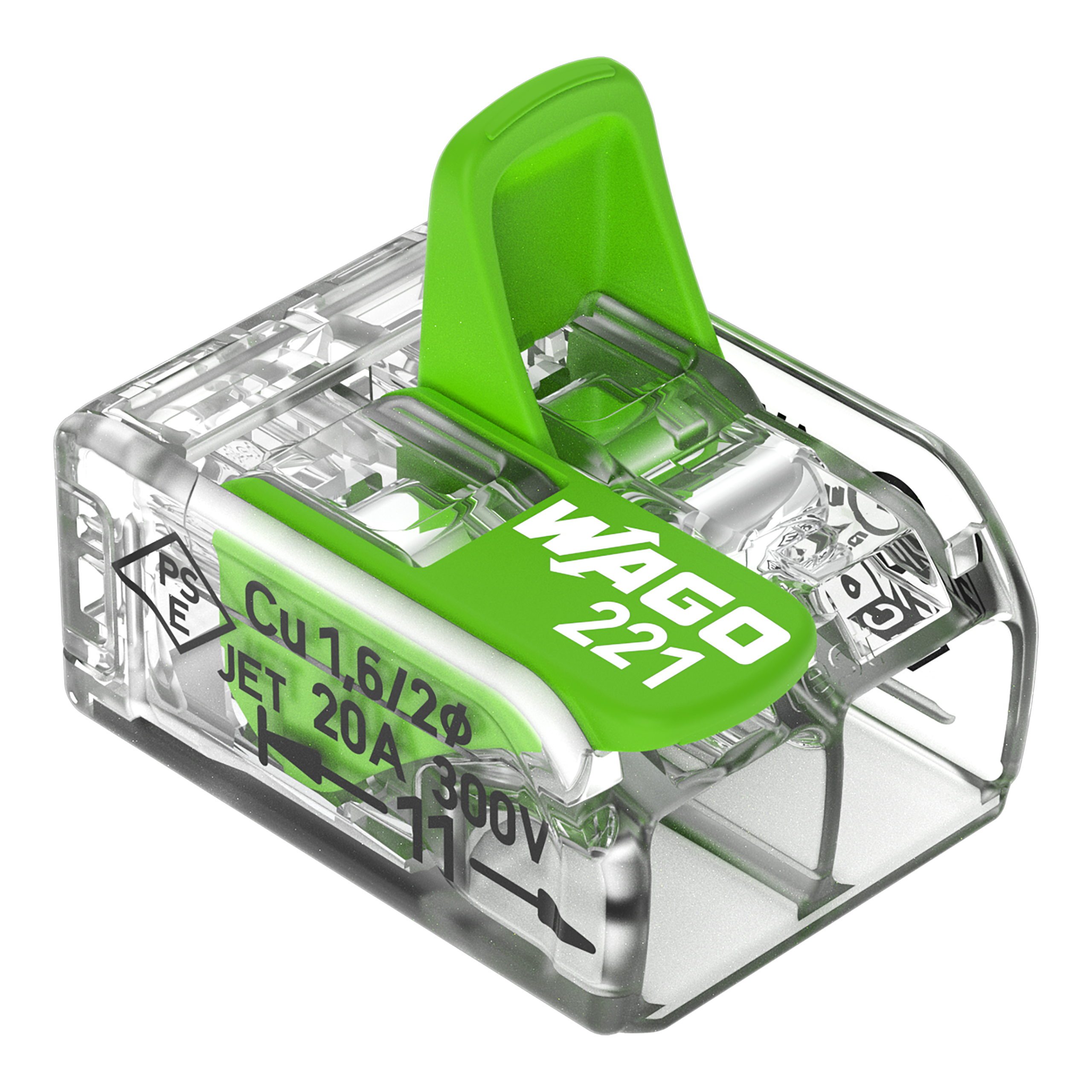 Wago 2V Verbindingsklem T/M 4Mm² - Green Range (per stuk!) - Afbeelding 12