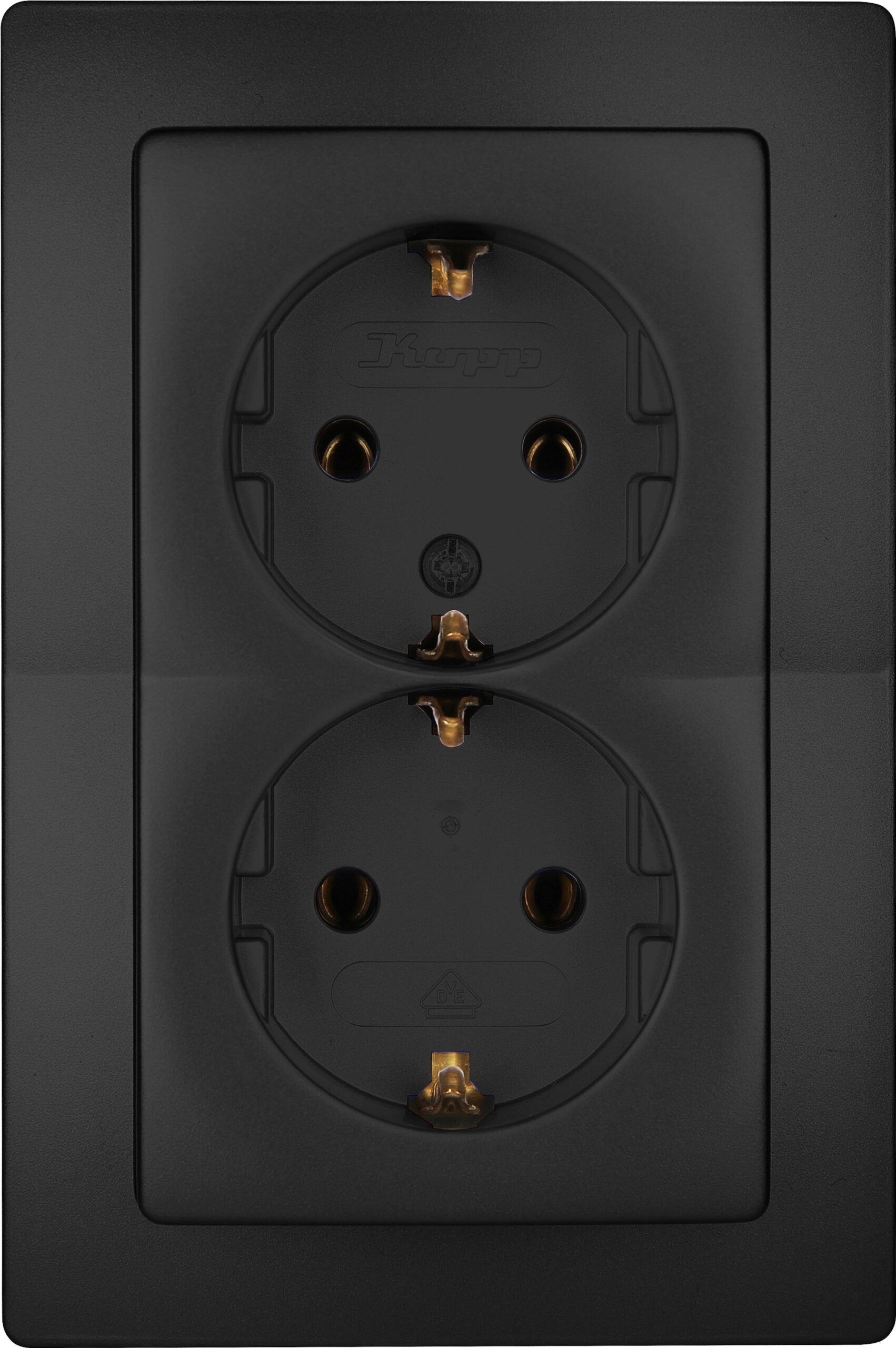 Kopp Hk05 - Wcd Ra 2V Inbouw Mat Zwart