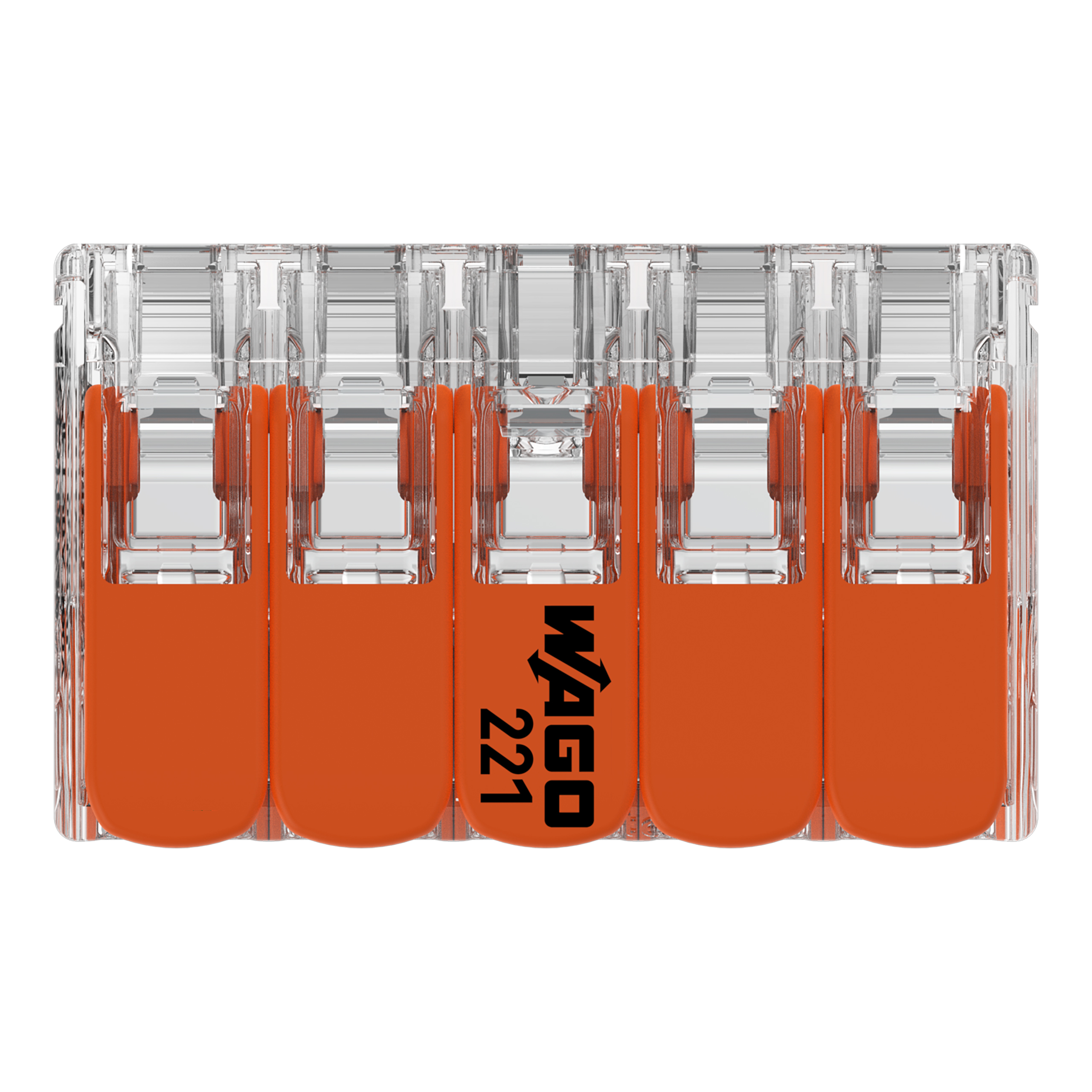 Wago Lasklem Soepel en Massief 221-420 10-voudig 0.2-4mm2 (per stuk!) - Afbeelding 5