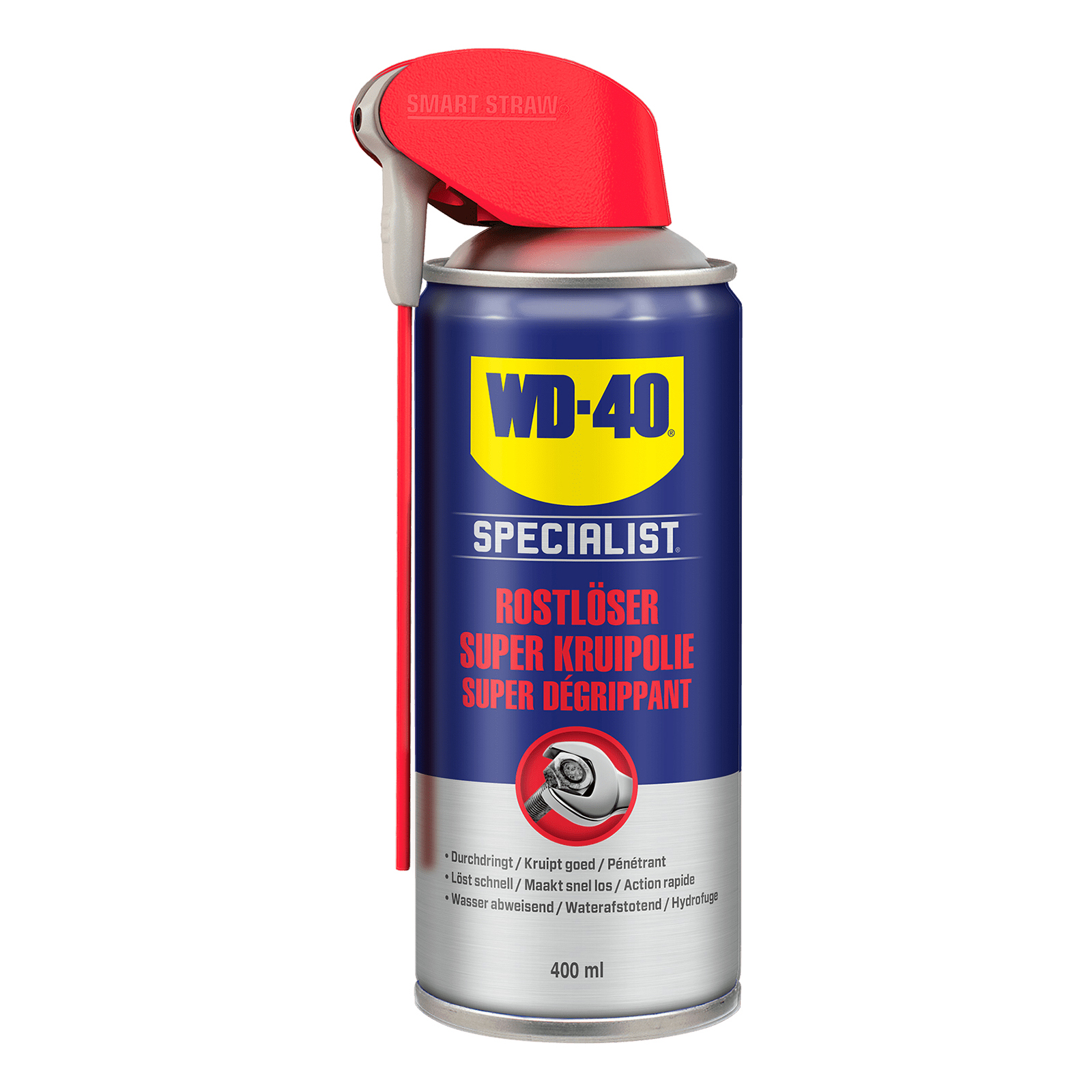 Wd40 Super Kruipolie 400Ml Smart Straw Spuitbus