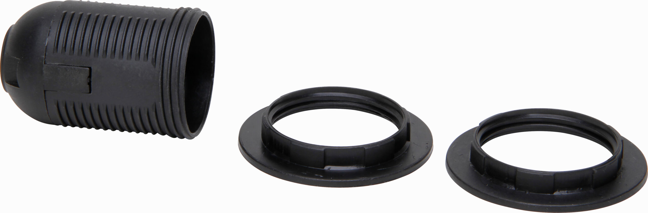Kopp Lamphouder E27+ 2X Ring Zwart