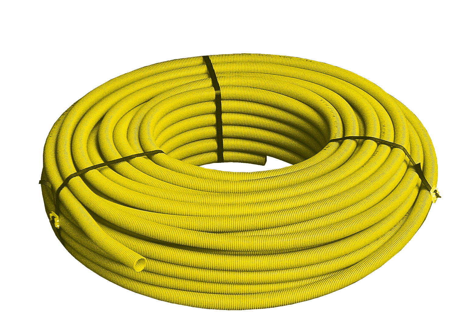 Wavin Tigris Gas Buis+Mantel 32X3 Geel L=25 Pex/Al (Per 25 Meter)