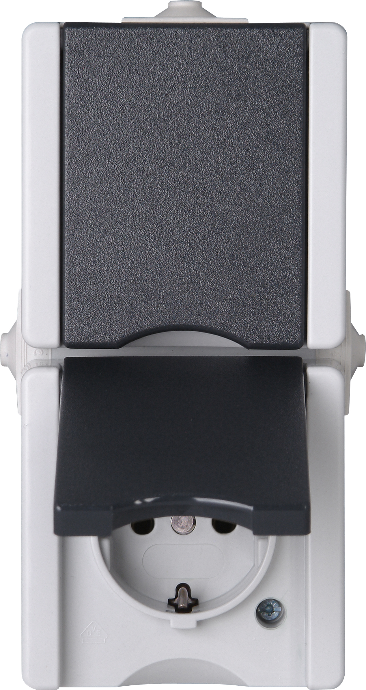 Kopp Proaqa Wcd Ip44 2V Ra Verticaal Grijs